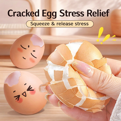 💛Egg Silicone Squishy Squeeze Toy🥚